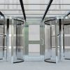 T36-ADA Full Height Security Gate (Aluminum and Glass Door) - Image 3