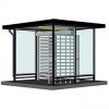 SHL Glass and Steel Turnstile Shelter