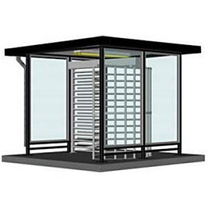 SHL Glass and Steel Turnstile Shelter