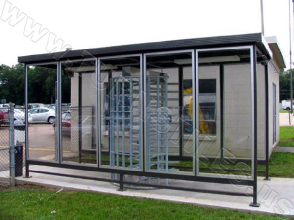 SHL Glass and Steel Turnstile Shelter - Image 4