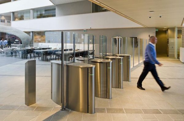 Used Turnstiles - Boon Edam Speedlane 900 Optical Turnstiles