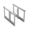 CPW-322CS Intelligent Clear Glass Swing Gate