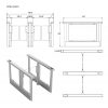 CPW-322CS Intelligent Clear Glass Swing Gate - Image 5