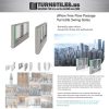 dFlow Free Flow Passage Turnstile Swing Gates - Image 20