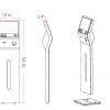 FK1013+ Temperature Screening Entrance Management Kiosk - Image 4