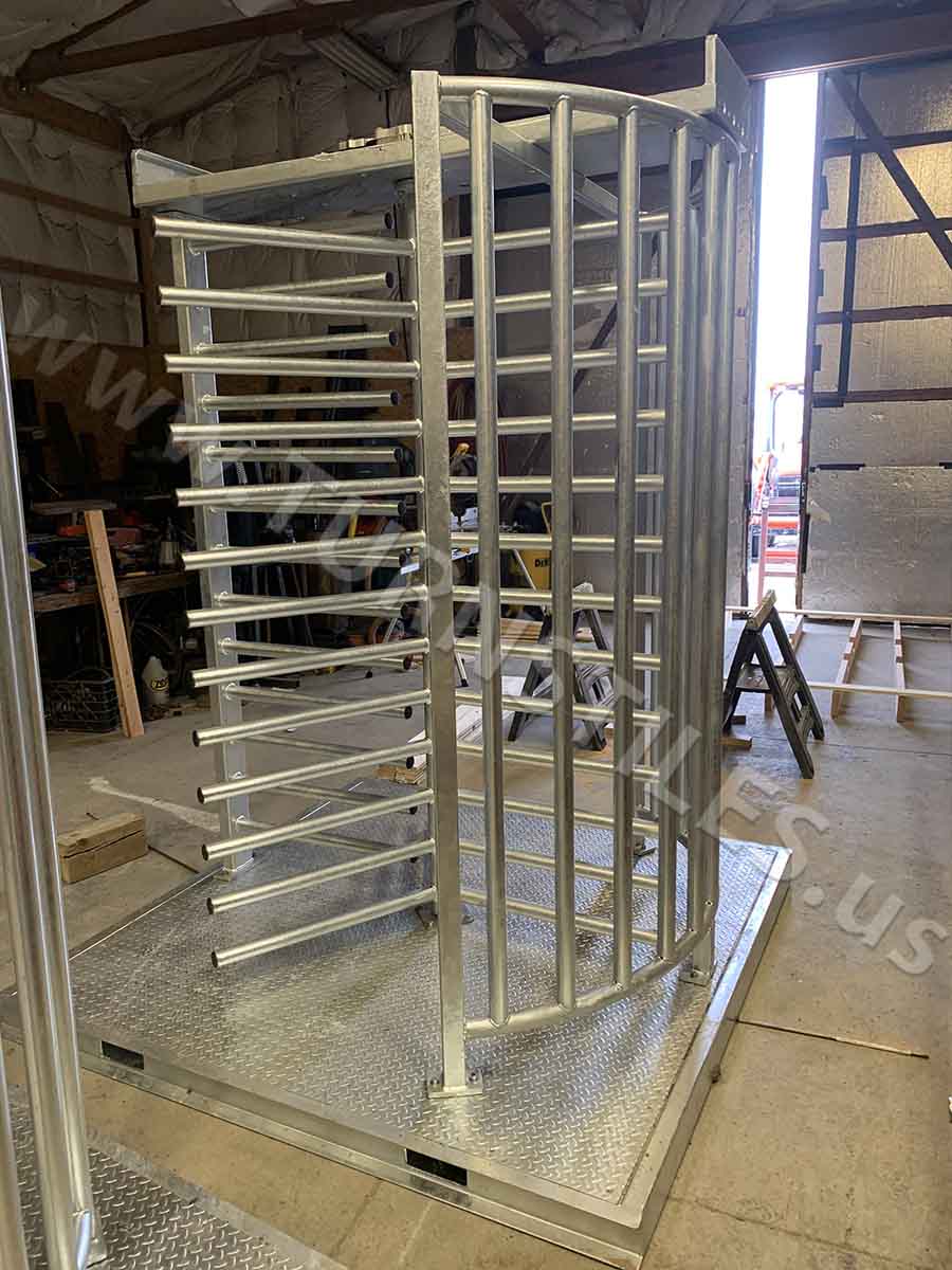 Portable Turnstile and ADA Gate Construction Site Time & Attendance Package  
