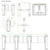 Modern Rectangular Frame Optical Turnstile Lanes - Image 10