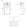 TS1000 Tripod Slim Series Waist High Turnstile - Image 4