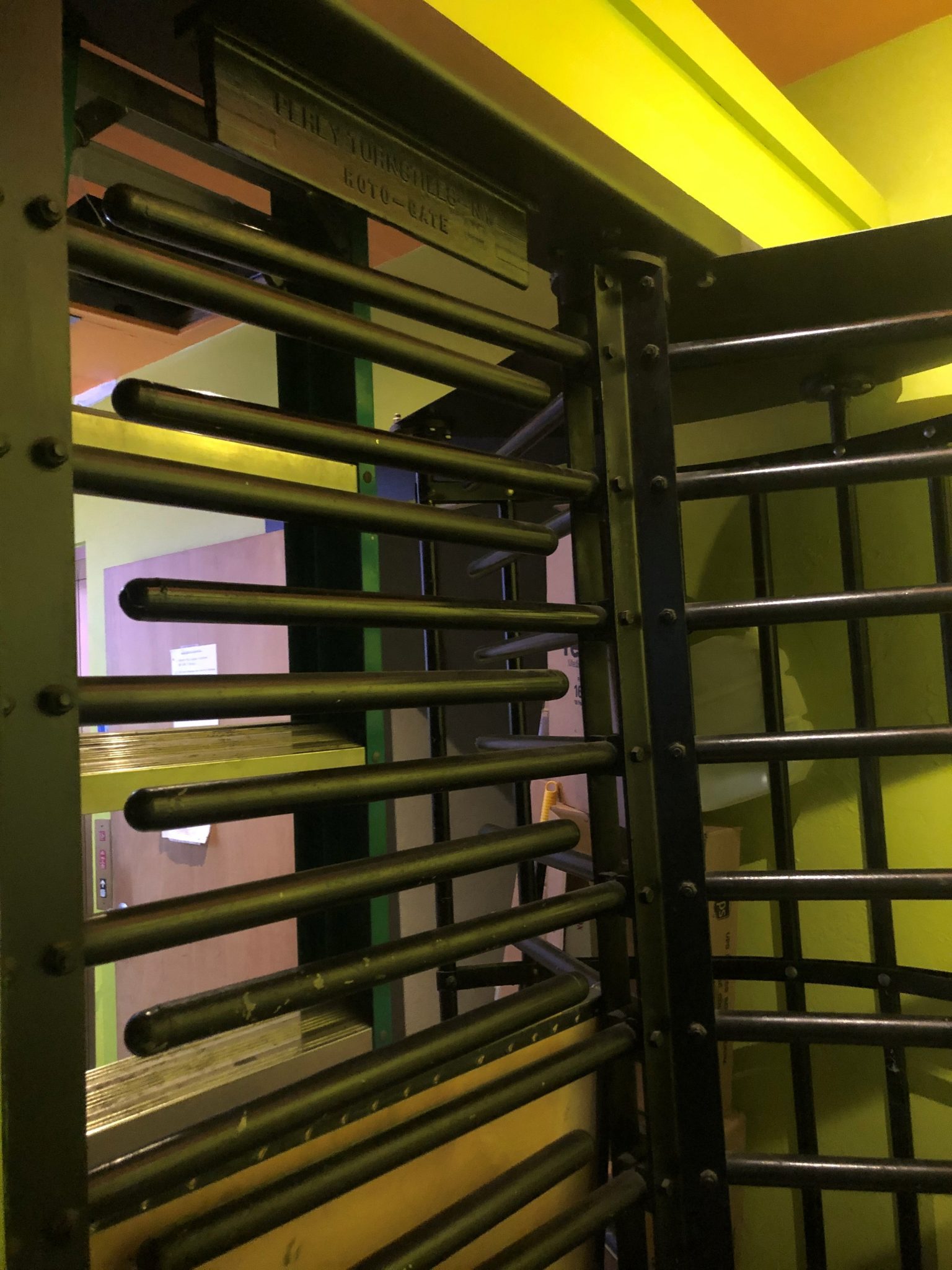 Used Perey Roto Gate Single Turnstile - Proceeds Benefit www