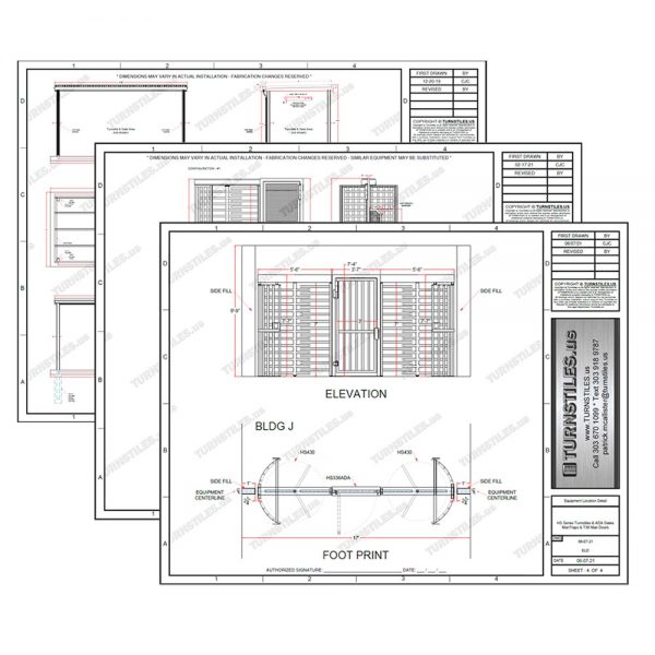 2D Architectural Drawing Set (AutoCAD DWG)