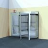 T36-ADA Full Height Security Gate (Aluminum and Glass Door) - Image 4