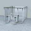 Clear Polycarbonate Partition Panels with Square Frame - Image 5