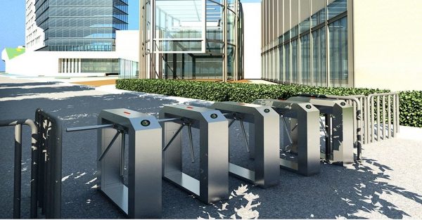TPW-311BS Semi-Automatic Bridge Style Tripod Turnstile - Image 4