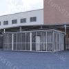 EntraBOX HSE1826 High Security Entrance with Turnstiles, Gate and Canopy Guard Shack (2-Turnstiles, 1-Gate, 8x10 Guard Shack, 18x26 Enclosed Glass Canopy) - Image 5