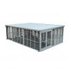 EntraBOX HSE1826 High Security Entrance with Turnstiles, Gate and Canopy Guard Shack (2-Turnstiles, 1-Gate, 8x10 Guard Shack, 18x26 Enclosed Glass Canopy) - Image 2