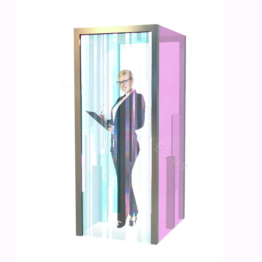 Holographic Entrances - Hologram 3D Display Security Turnstiles