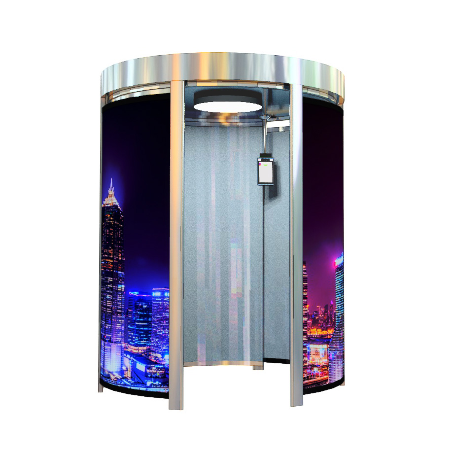 Holographic Entrances - Hologram 3D Display Security Turnstiles