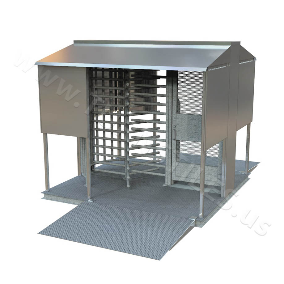Portable Turnstile and ADA Gate Construction Site Time & Attendance Package  