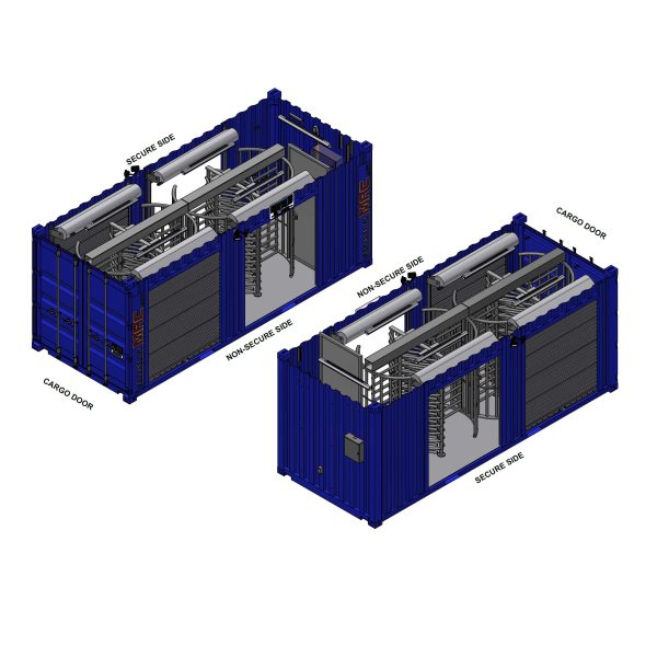 New/Used MAC-4T(M4TX) Container with Two Tandem Full Height Turnstiles - Image 8