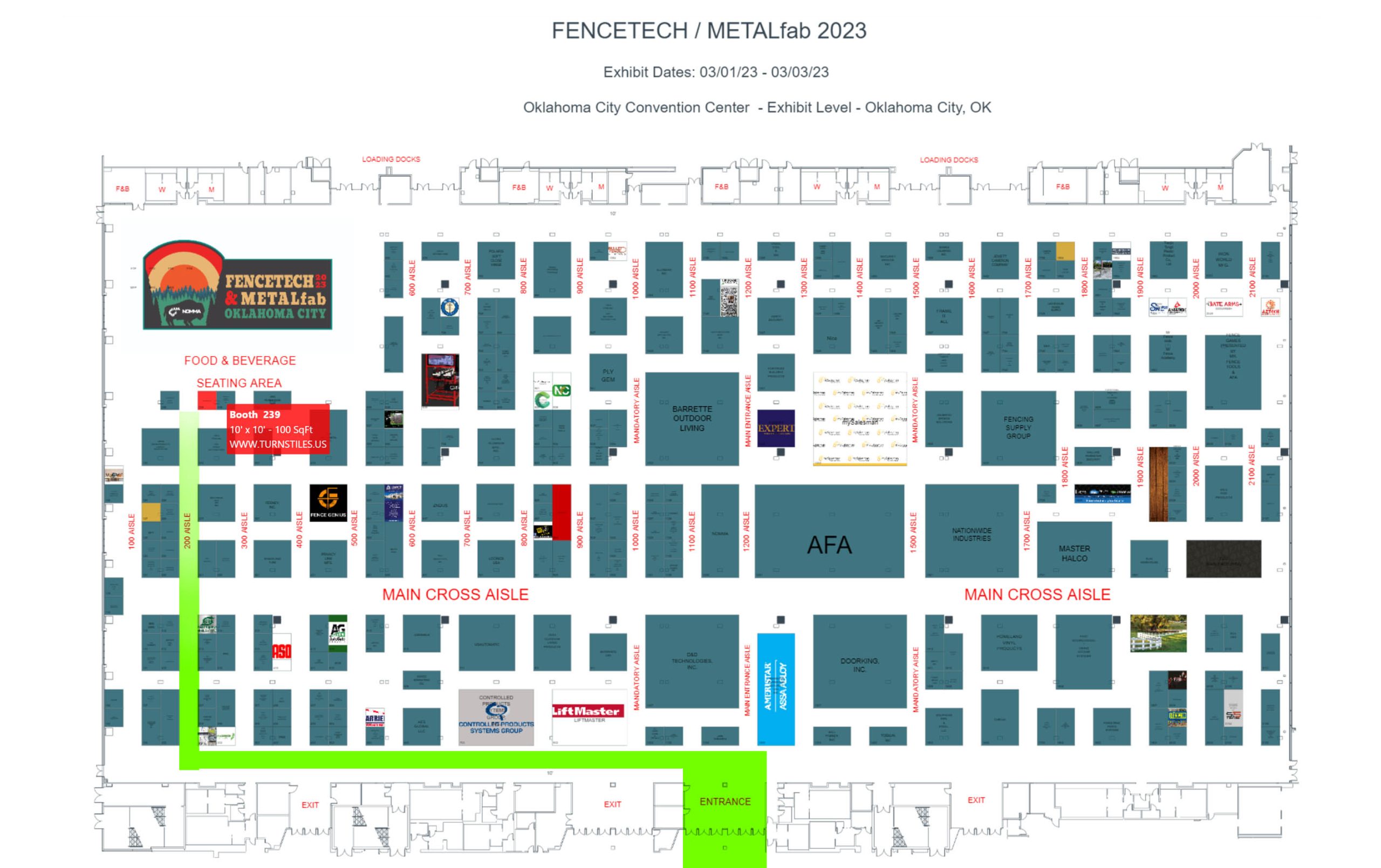 FENCETECH 2023 TURNSTILES.us