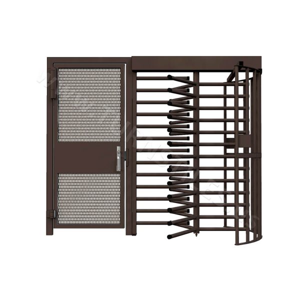 CA3 Full Height Single Turnstile and ADA Gate Combo, Powder Coated Color - Image 8