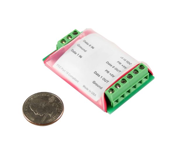 WSOI-100 Wiegand Signal Optical Isolator and Splitter
