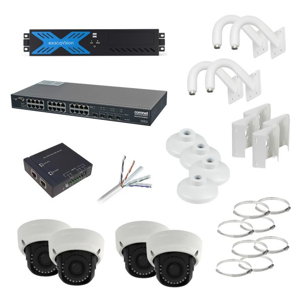 EV024 ExaqVision CCTV Video Security Camera System Package - Image 2