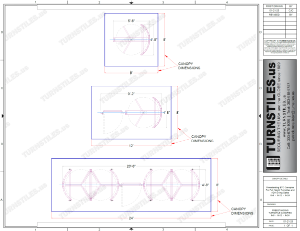 EntraBOX Basic Turnstile Canopy - Image 5
