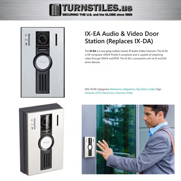 IX-EA Audio & Video Door Station - Image 4