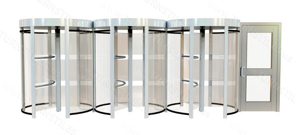 P60 Aluminum and Lexan Full Height Turnstile - Image 19