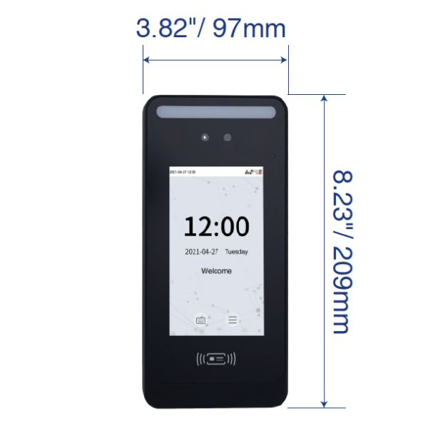 Omni Series Omni30 Outdoor Biometric Palm and Face Reader - Image 2