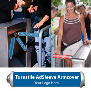 Turnstile AdSleeve® Armcover - Custom Turnstile Arm Wrap Accessories