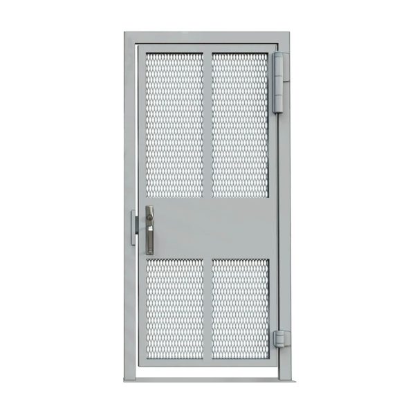 HS336-ADA-MS / HS348-ADA-MS Full Height Steel Gate with Security Mesh - Image 3