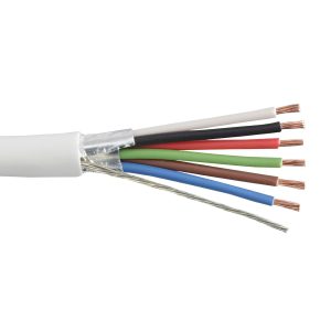 18 AWG 6 Conductor Shielded Plenum Cable - Turnstile Connection Wire