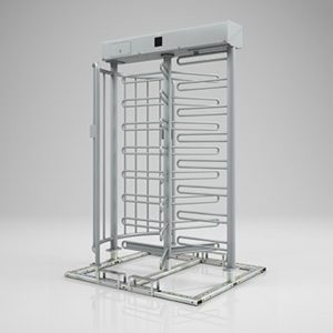 MPT3xF Single Full Height Turnstile Preassembled on Frame