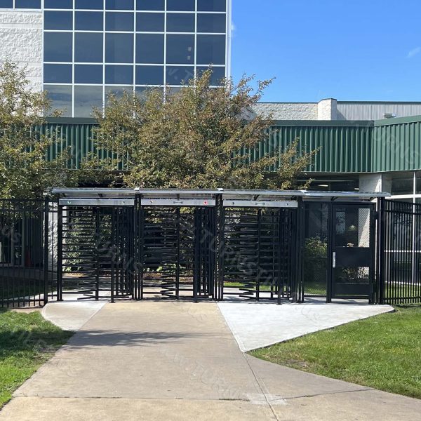 www.TURNSTILES.us - Stop and Shop - Assonet MA - Installation Employee-Entrance Complete-wmww