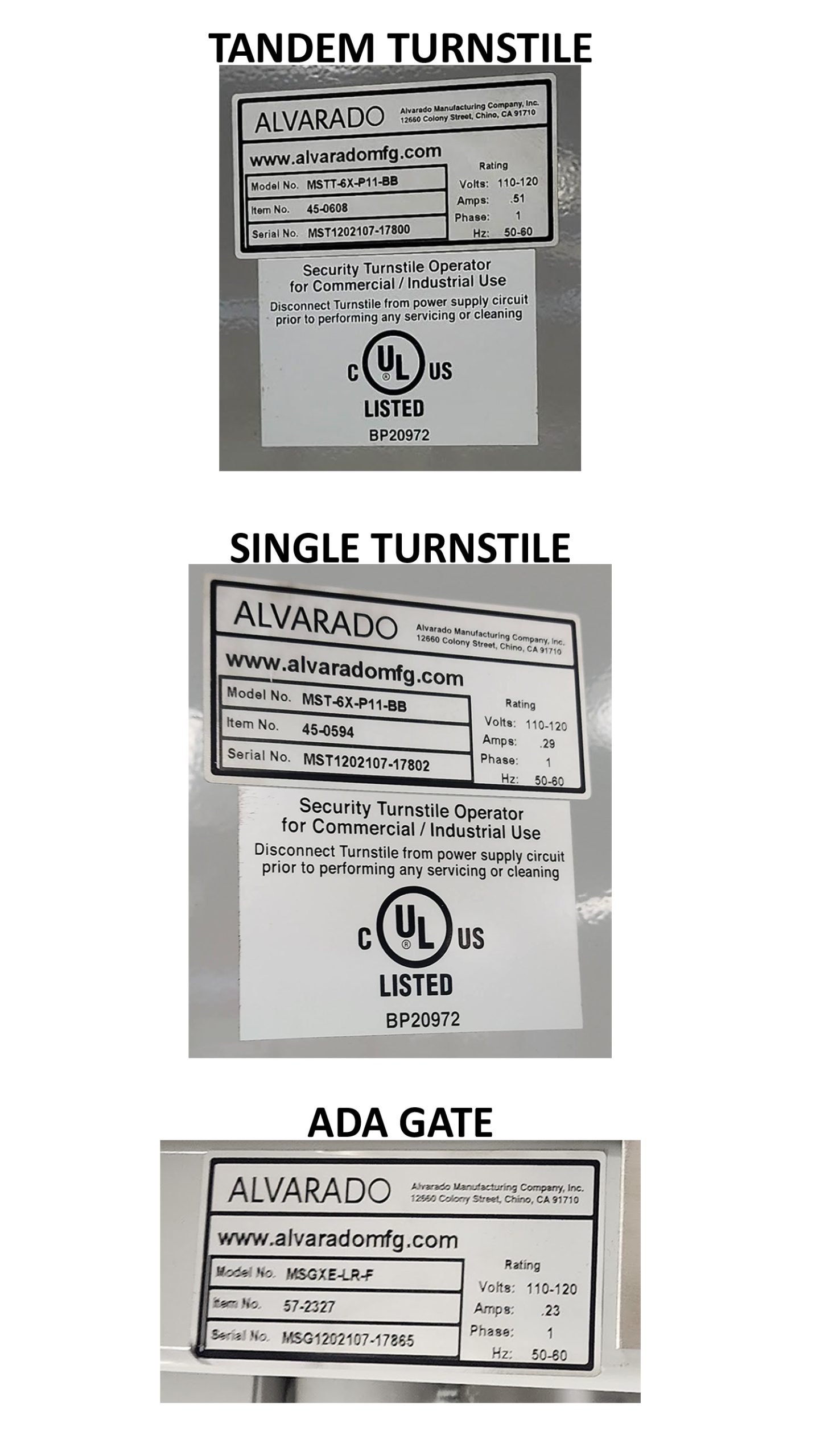 Alvarado Full-Height Turnstiles and Gate - Used Turnstiles - Image 10