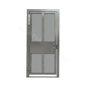 HS336-ADA-MS / HS348-ADA-MS Full Height Steel Gate with Security Mesh