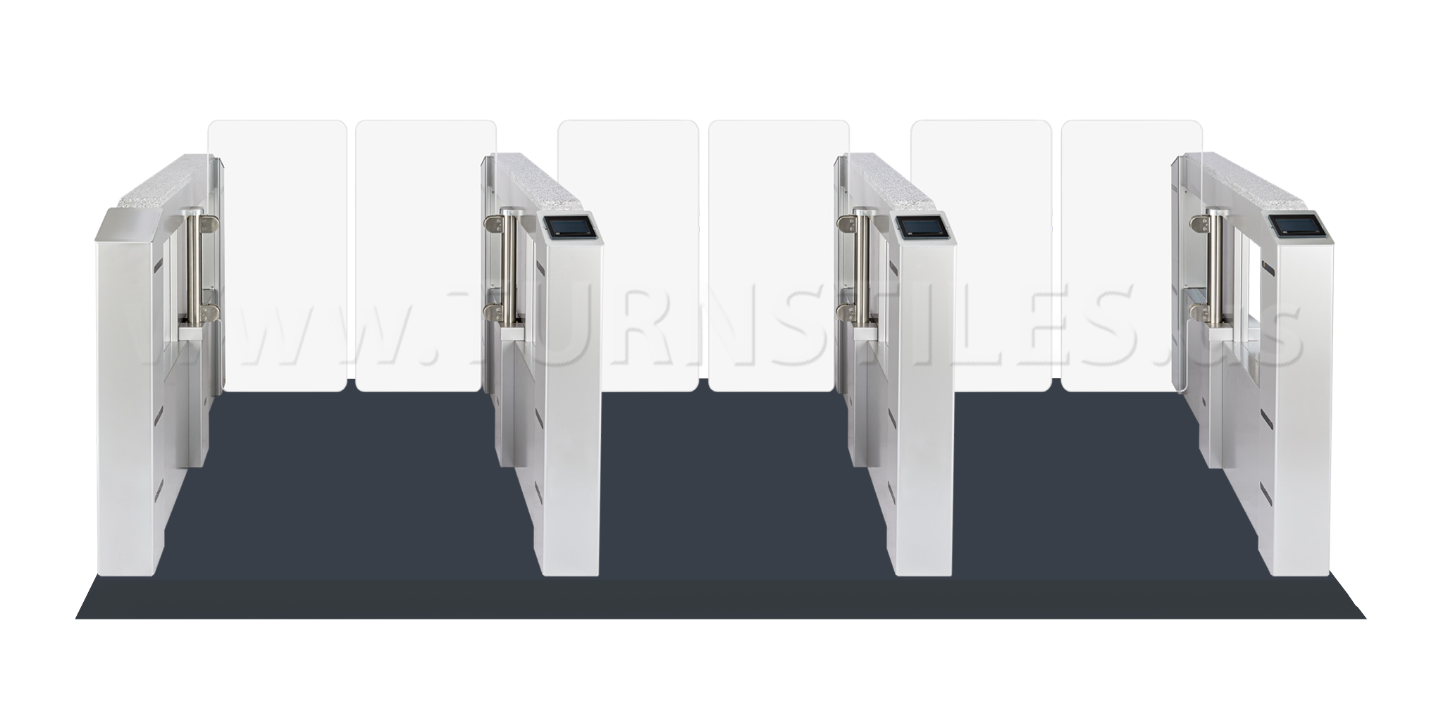 IS-9900 In-Stile Series Customizable Optical Barrier Turnstiles - Image 6