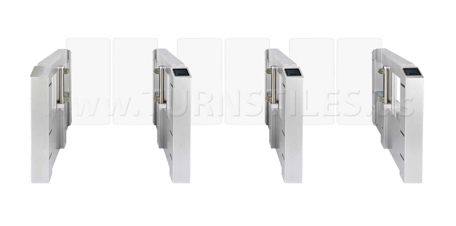IS-9900 In-Stile Series Customizable Optical Barrier Turnstiles - Image 5
