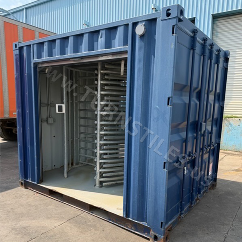 Used MAC-2T (M2TX) Container with Tandem Full Height Turnstile & Rolldown Doors - Image 2