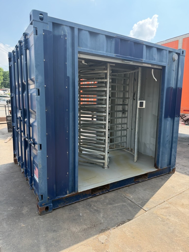 Used MAC-2T (M2TX) Container with Tandem Full Height Turnstile & Rolldown Doors - Image 9