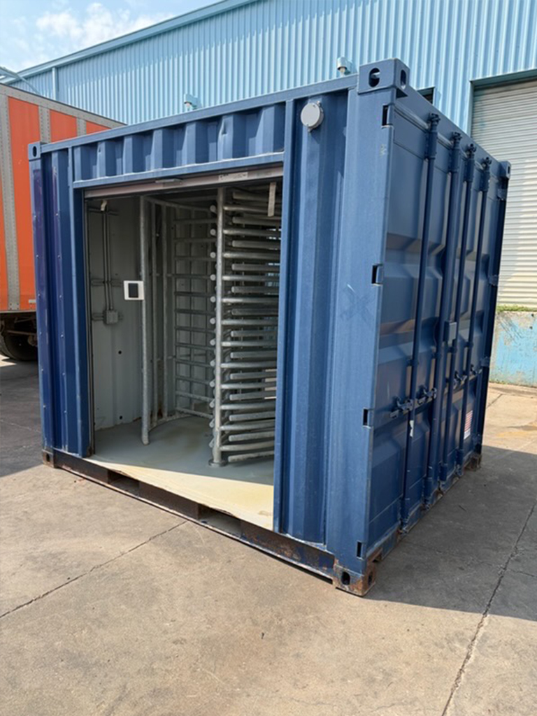 Used MAC-2T (M2TX) Container with Tandem Full Height Turnstile & Rolldown Doors - Image 7