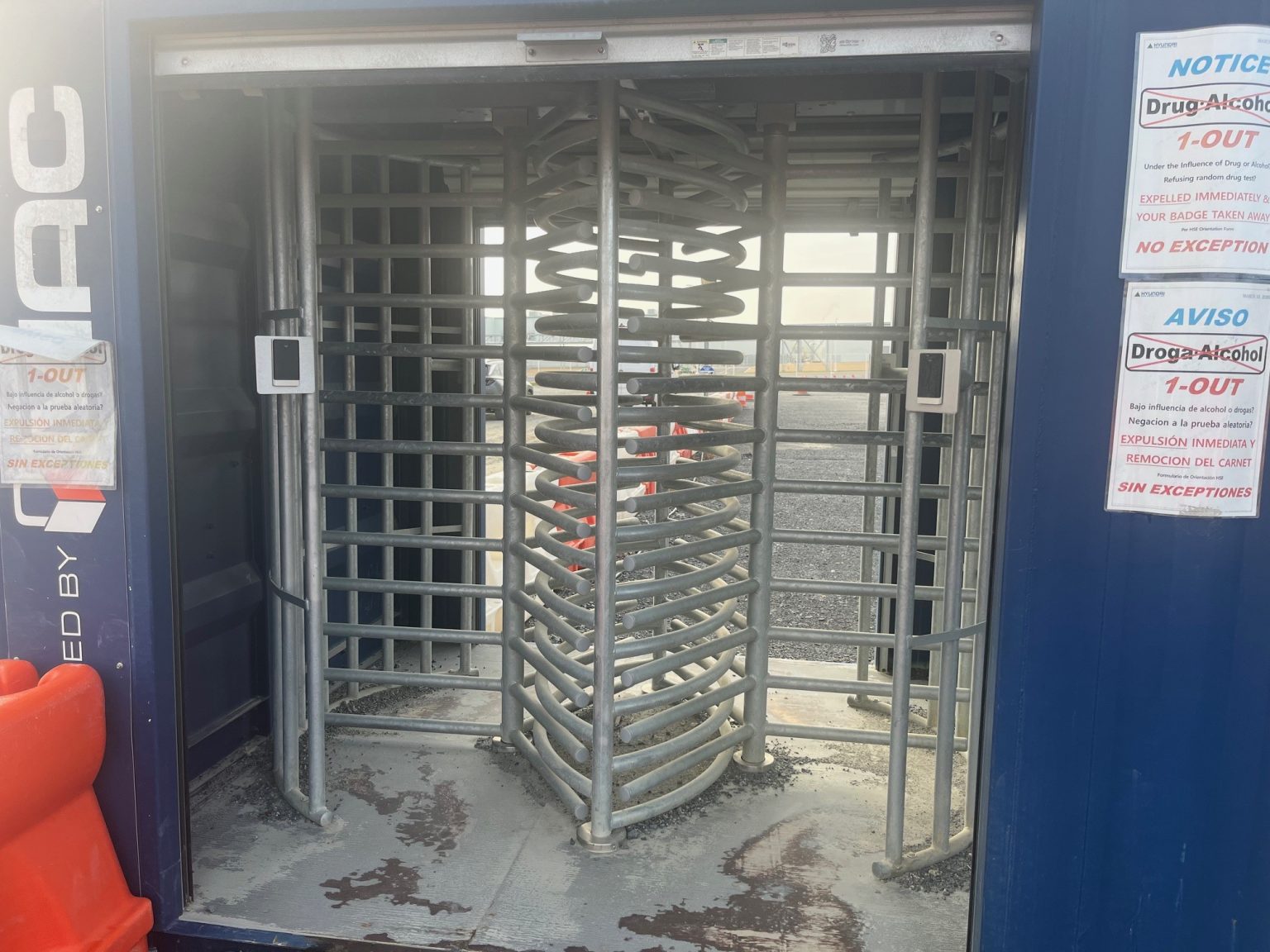 Used MAC-4T(M4TX) Container with Two Tandem Full Height Turnstiles ...