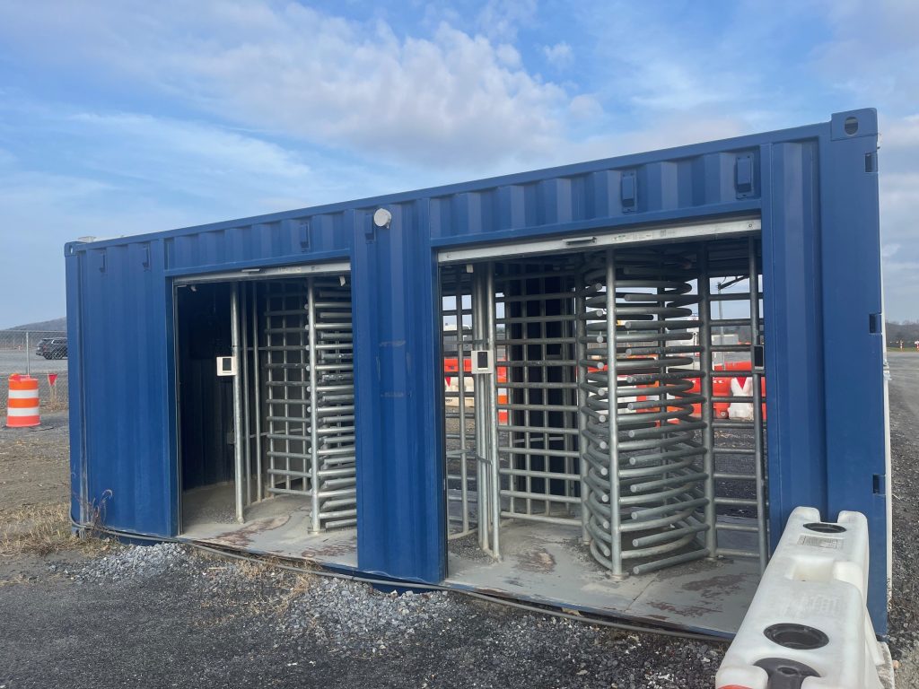 Used MAC-4T(M4TX) Container with Two Tandem Full Height Turnstiles ...