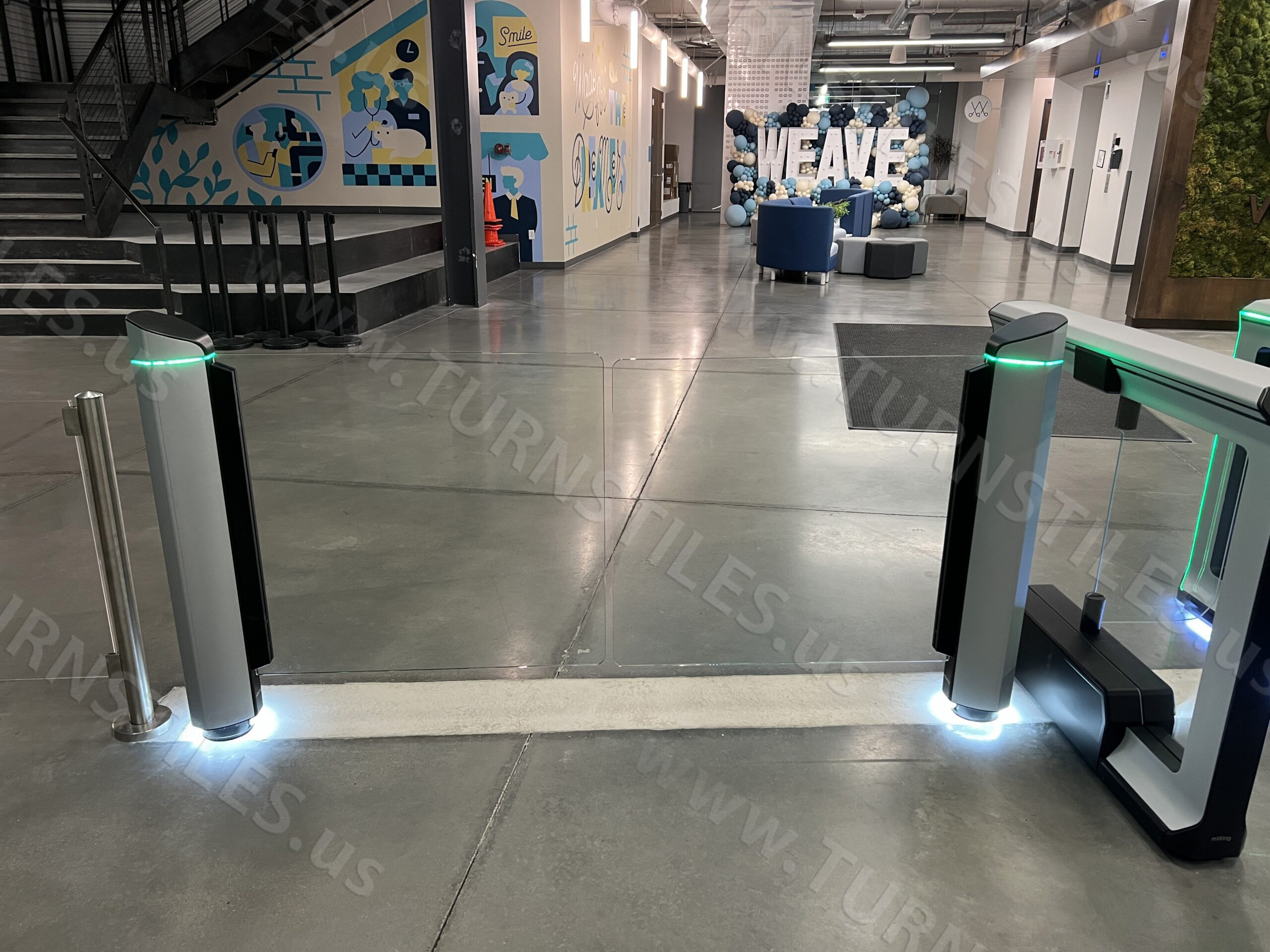 mSwing Illuminated Glass Swing Gate - Image 5